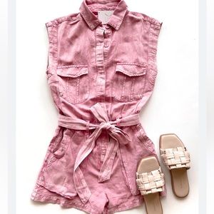 Young fabulous and broke pink Cuba romper